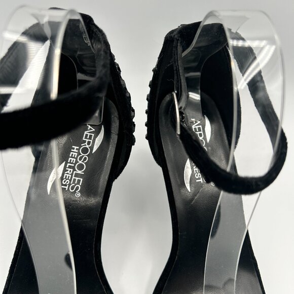 Aerosoles Velvet Strappy Heels - Picture 10 of 12